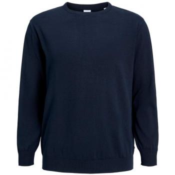 Jack & Jones PlusSize Basic Strickpullover Crew Neck Navy Blazer 6XL