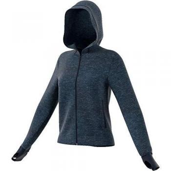 Adidas Damen W VER FZ HD Sweatshirt – Leinen‑Textur, XS