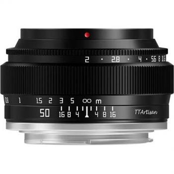 Lente TTArtisan 50 mm f/2 Nikon Z Negro