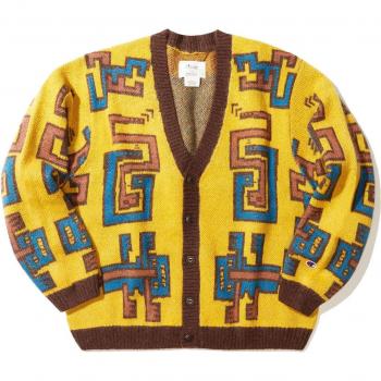 Cardigan giallo Champion x Angelo Baque taglia S