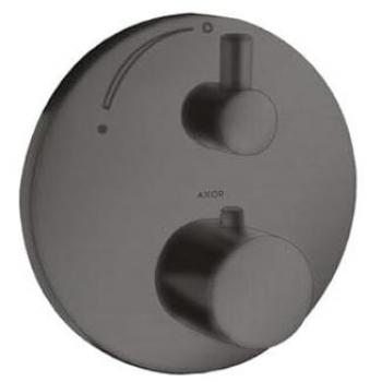 Hansgrohe AXOR Uno² Unterputz-Thermostat mit Absperrventil, brushed black chrome