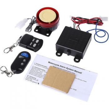 12V Anti-Theft Scooter Alarm System with Remote Control