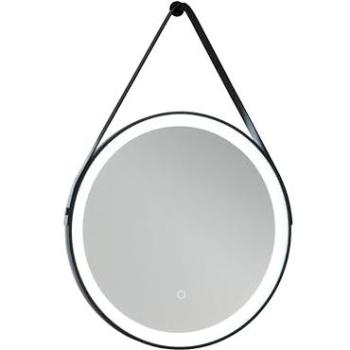Colgador de Cuero con Espejo LED SMD 60 cm