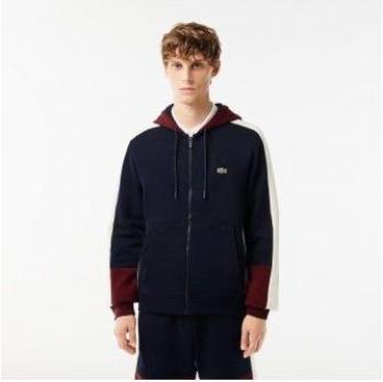 Felpa con Cappuccio Full Zip Uomo Color Block