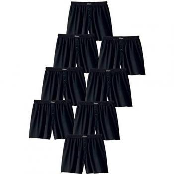 Le Jogger Männer Boxerset – 8‑teiliger Klassiker – Baumwolle – Schwarz – Größe 9