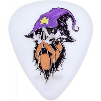 Médiators Dunlop Blackline II Alan Forbes, 36 Pack, Wizard, Blanc 0.60 Mm