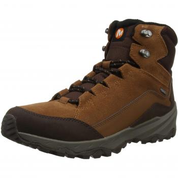 Merrell Icepack Mid Polar WP – Scarpe di Escursionismo per Uomo (Marrone Oak, 46 EU)