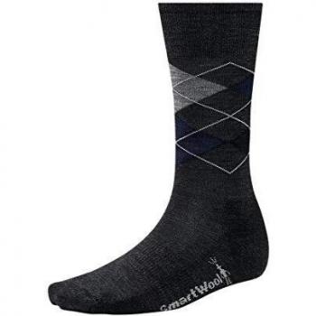 Chaussette Homme Smartwool Diamond Jim Crew, Deep Navy Heather/Medium Gris Heather, FR : M