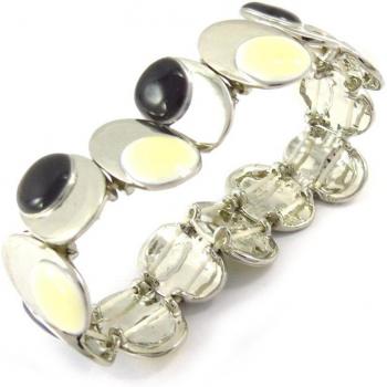 Bracelet Chic 'Princesse Pop' Noir et Blanc