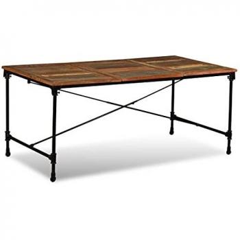 VidaXL Tavolo da Pranzo in Legno Riciclato 180 cm