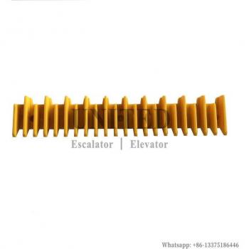 Kunststoffrolltreppenstreifen Gelb er645B028H06 – 200 mm × 38 mm, 22 Zähne