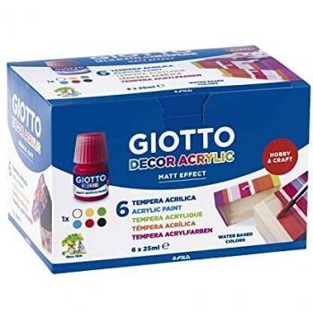 GIOTTO Acrylfarben Set 6 x 25 ml