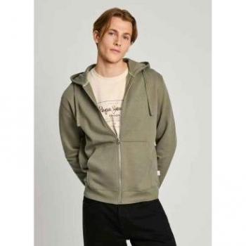 Pepe Jeans Crema Verde – Sudadera con Logo
