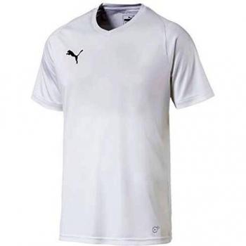 Puma Liga Core V-Neck White Men's Football Jersey