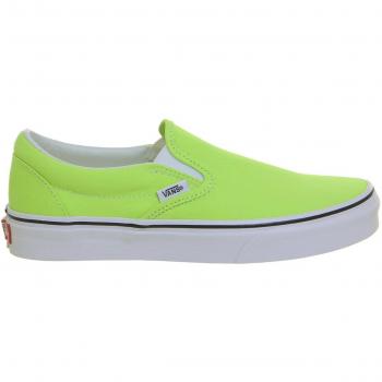 Adult Classic Slip‑On Vans (Jasmine Green) – Größe 40,5 EU