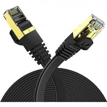Veetop 49ft Flat Ethernet Cable with Gold Plated Connector