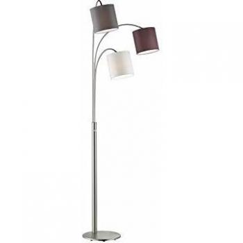 Lampada a Stelo 13150 Honsel Dimmer con 3 Paralumi