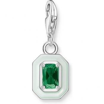 THOMAS SABO Charm-Anhänger Grüner Stein 1917-496-6