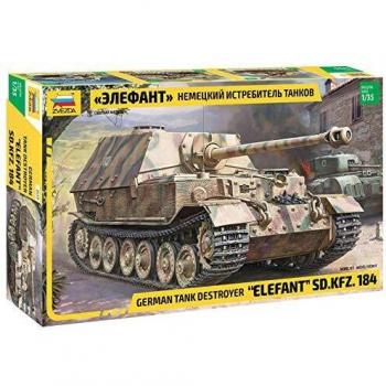 Zvezda 3659 Éléphant SD.Kfz.184 Kit de Construction 1/35