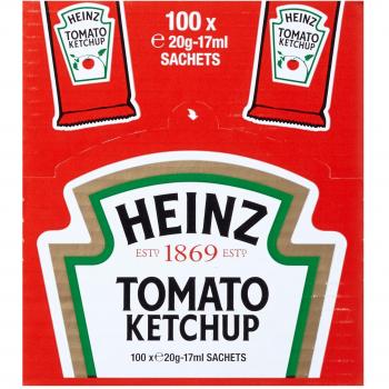 Heinz Tomatenketchup Klassik – 100 Portionen à 17 ml