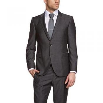 Blazer de Negocios con Cuello De Solapa Gris 113