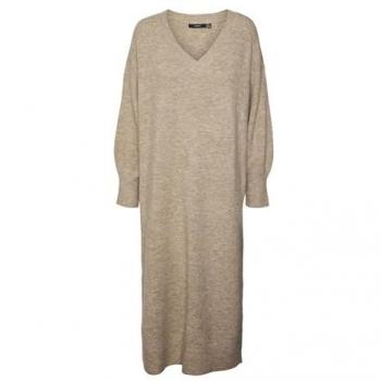 Vero Moda Strickkleid »VMJUPITER LS V-NECK CALF DRESS BF«