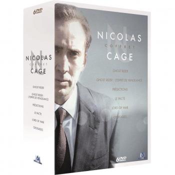 Coffret complet « Nicolas Cage – 6 titres : Ghost Rider, Vengeance, Prédictions, Pacte, Lord of War, Croisades »
