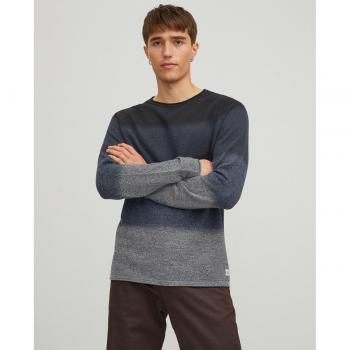 Pull Jack & Jones 12157321 HILL‑NAVY BLAZER GRADIENT Bleu