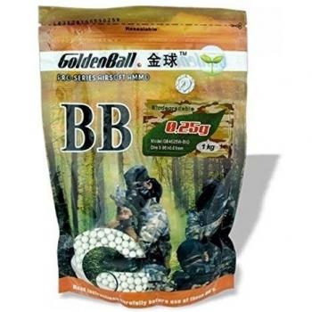 Bola Airsoft Golden Ball 6 mm 0.25 gr 1 Kg