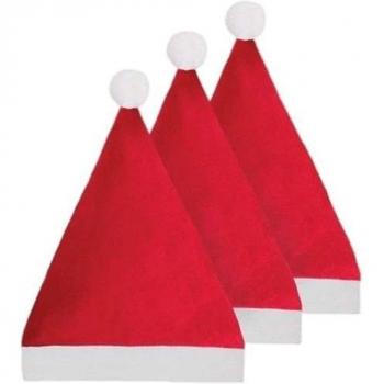 Chapeau de Santa en peluche Wonderland enchanté – 3x