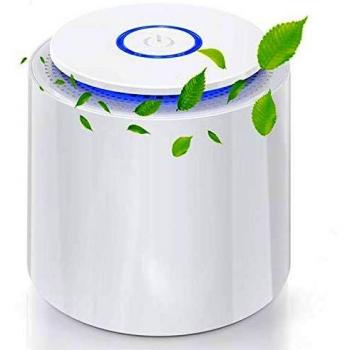 Purificatore d'Aria Portatile 3 in 1 HEPA con Filtri a Carboni Attivi e Funzione Aromaterapia