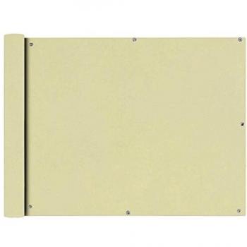 VidaXL Cream Outdoor Balcony Screen 90x400 cm