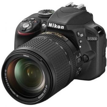 Nikon D3300 Cámara Reflex con Objetivo 18‑140 mm – 24.2 MP (Negro)