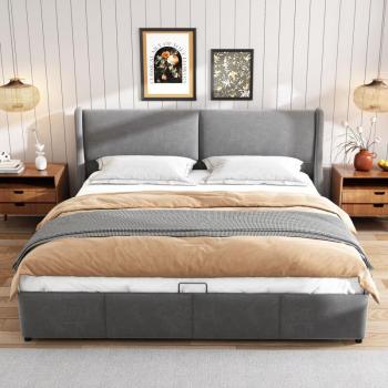 Cama Doble con Armario Incorporado