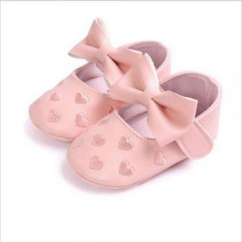 Zapatos para bebé con lazo de mariposa, 0-18 meses