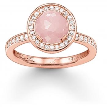 Anillo de Plata con Baño de Oro Rosa 18K Light of Luna