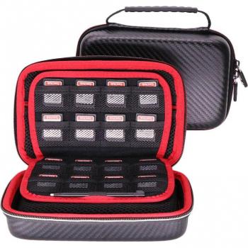 Bolsillo Seguro para Disco Duro, USB, Tarjeta 3DS XL y Auriculares