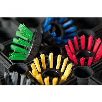 Rundbürsten für Schmutzfangmatten rot