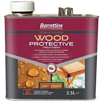Barrattine Wood Protect Light Brown 2.5L