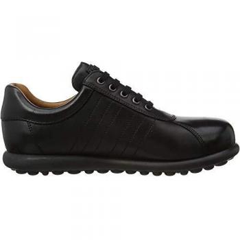 Men's Black Smooth Leather Campers Pelotas – 42
