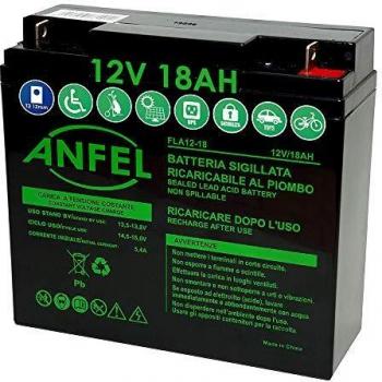 Batteria 12V 18Ah VRLA per Sistemi di Sicurezza Domestica