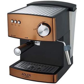 Adler AD‑4404cr Espresso Machine with Built‑In Frother – 1.6 L, 15 Bar, 850 W