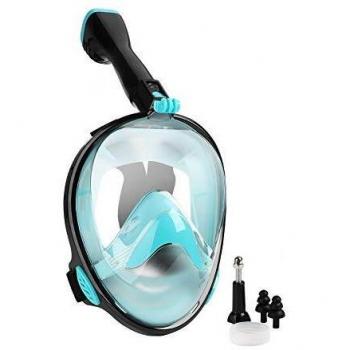 Maschera Snorkeling 180° con Supporto Fotocamera GARDOM