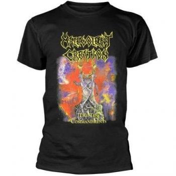 Malevolent Creation Unisex Adult Ten Commandments Apparel L Black
