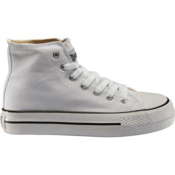 Zapatillas de tela blanca Libel High para mujer John Smith