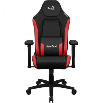 Chaise de gaming Aerocool Crown en cuir rouge