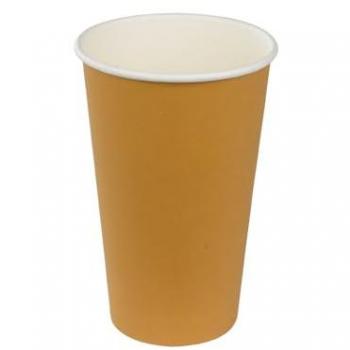 Gobelets 45cl moka en carton recyclable