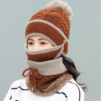 Set de gorros de esquí y bufanda para nieve
