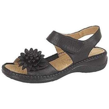 Twin‑Lock Black Halterback Footwear – UK Size 8