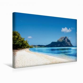 CALVENDO 45 × 30 cm Textil-Leinwand – Le Morne Brabant, Druck von Stefan Becker